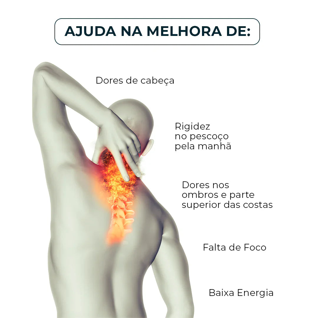 Travesseiro Cervical Coluna Relax 💤 - Confortis®